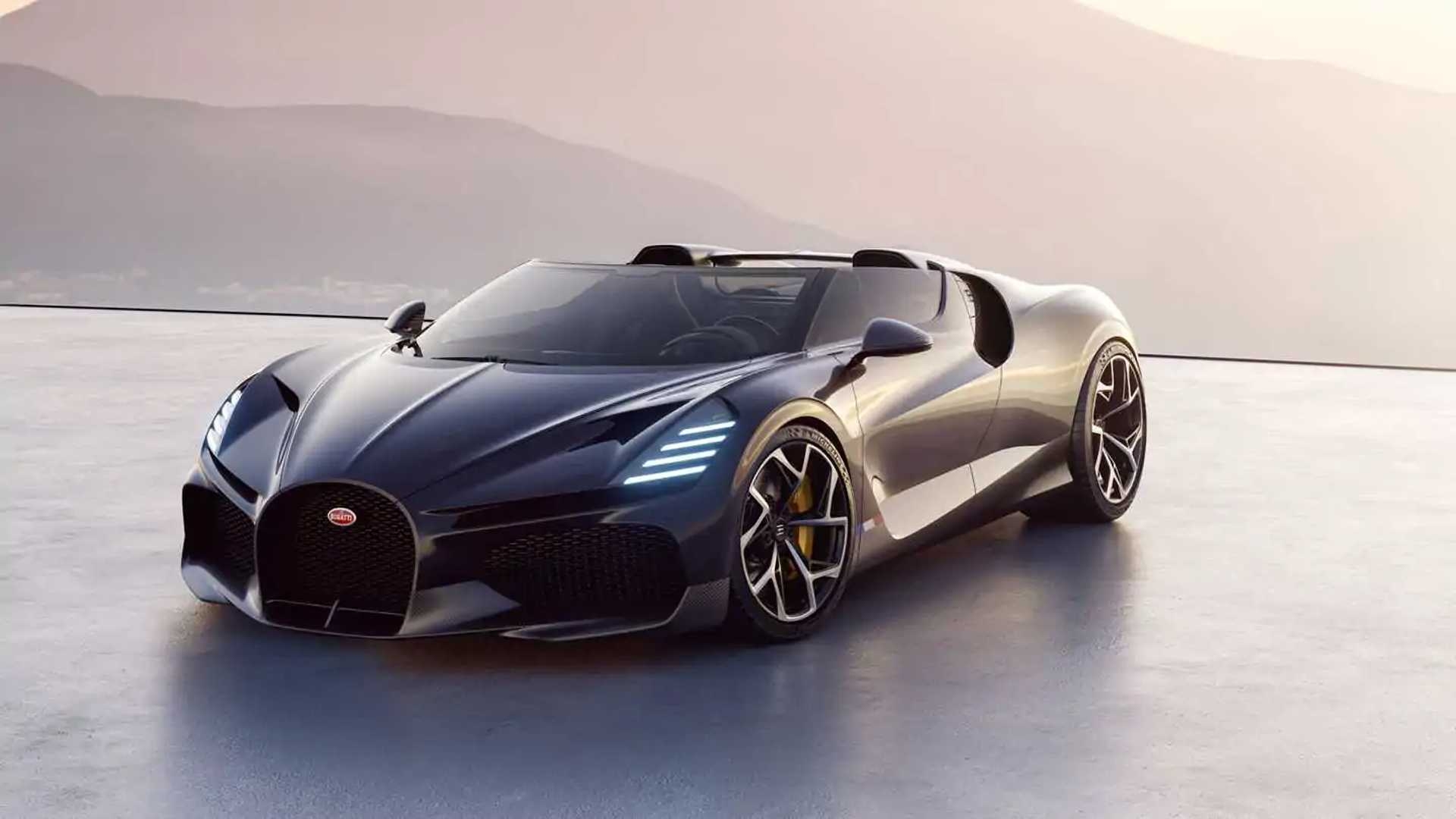 Yeni Bugatti W16 Mistral Roadster Fotograf Galerisi